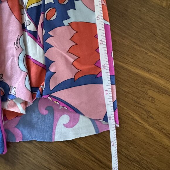 TRINA TURK Sevilla Skirt Womens XS Floral Swim Cover Up Psychedelic Preppy Boho - Picture 6 of 6